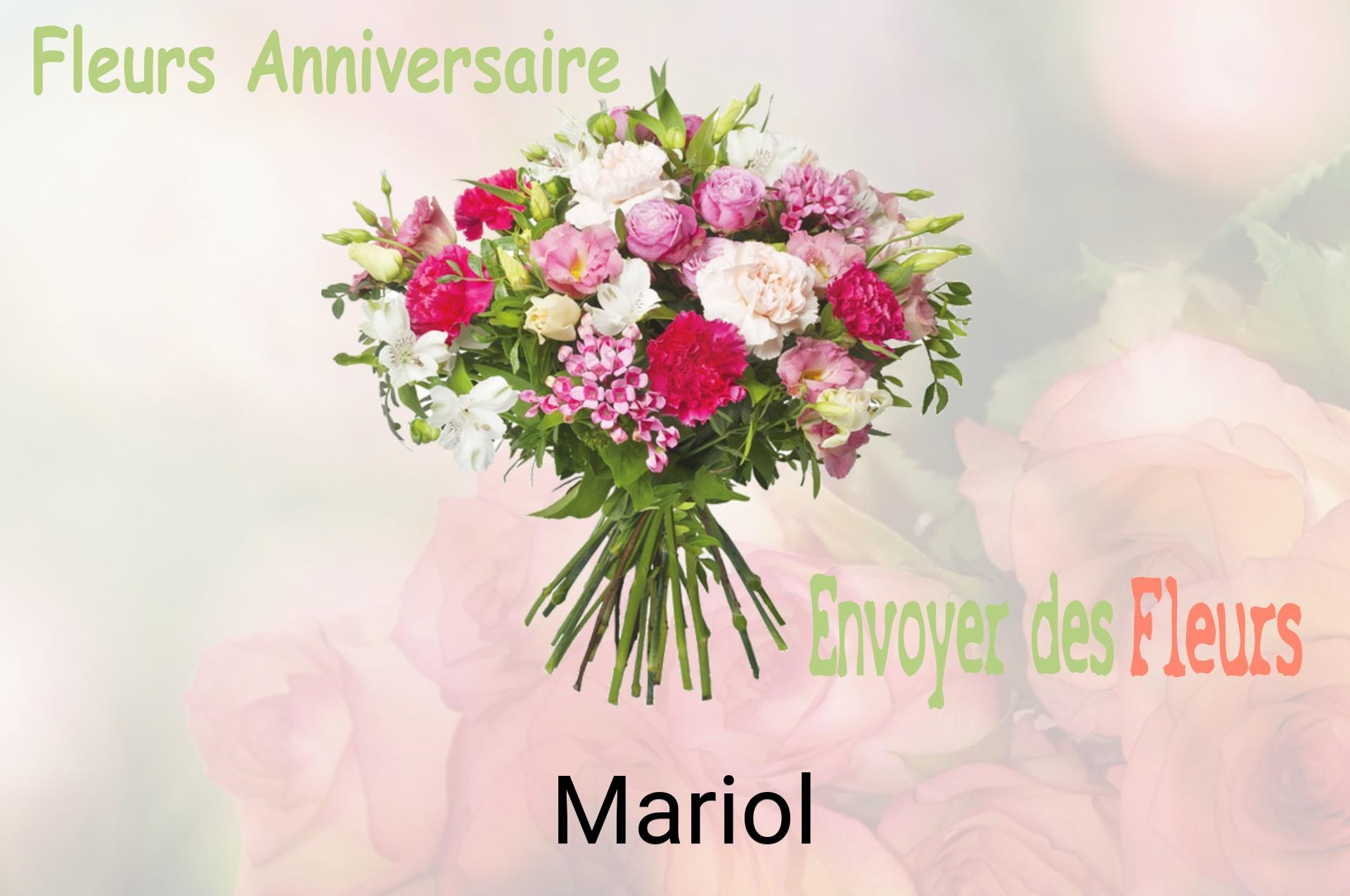 Bouquet de fleurs d’anniversaire livré à Mariol